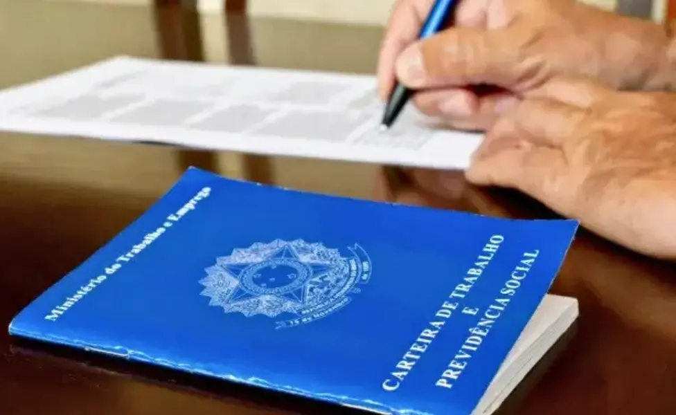 Montagem carteira de trabalho