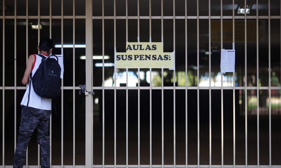 aulas suspensas