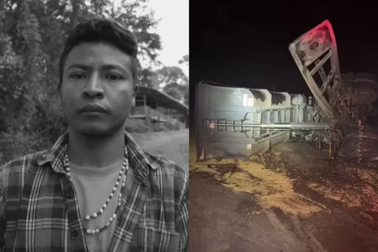 Líder indígena e seis familiares morrem em acidente de trânsito