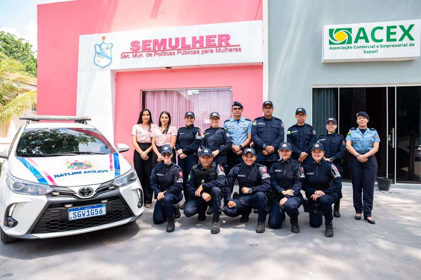 Polícia Militar lança Patrulha María da Penha em Xapuri