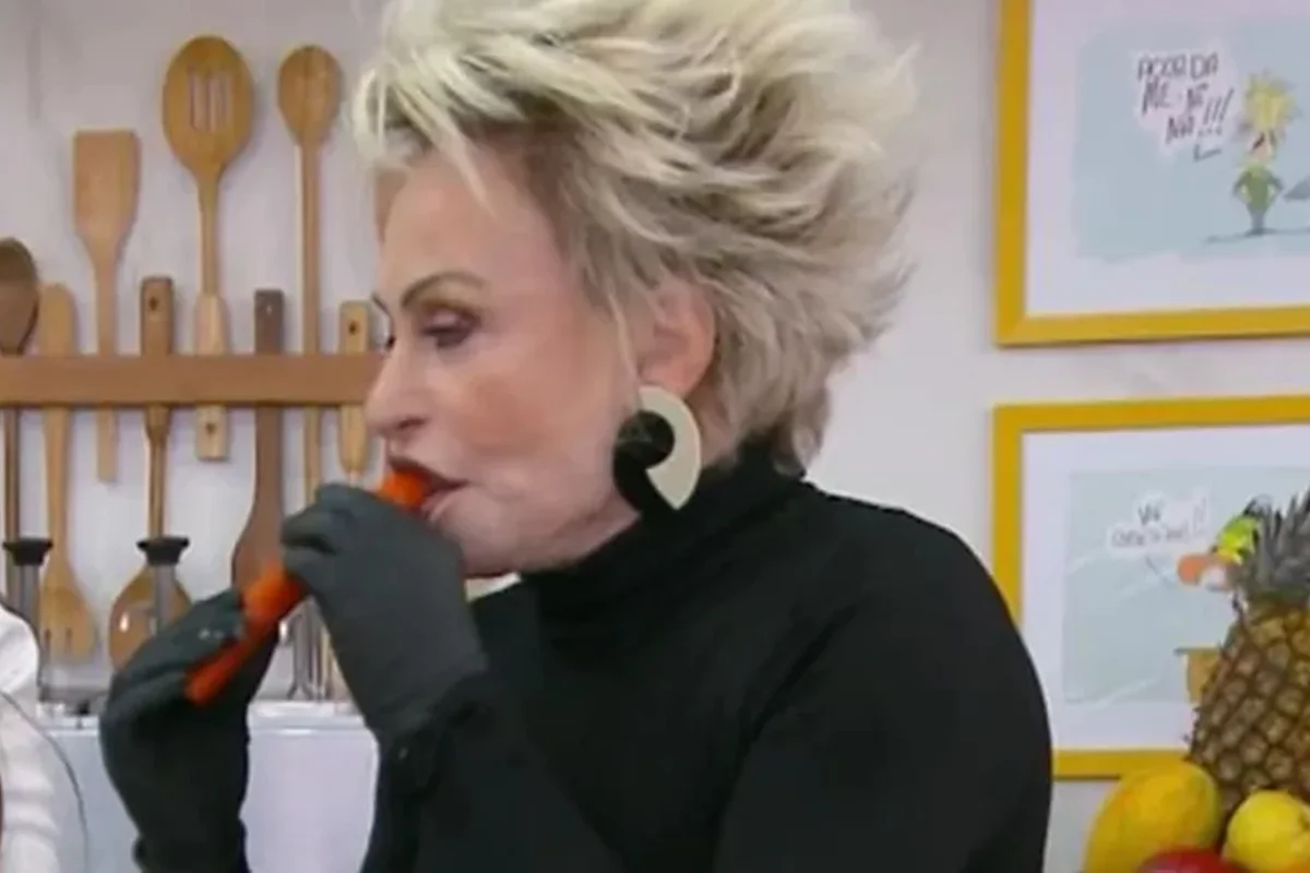 Ana Maria Braga diverte equipe do “Mais Você” com piada de duplo sentido ao vivo