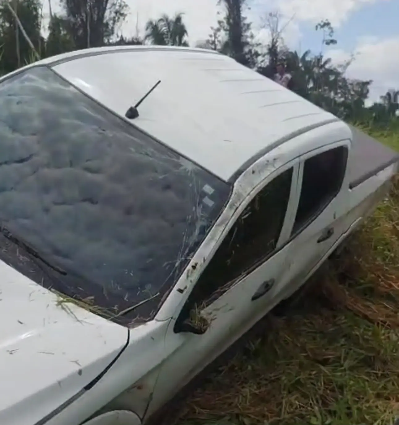 Apesar do impacto, ninguém ficou ferido