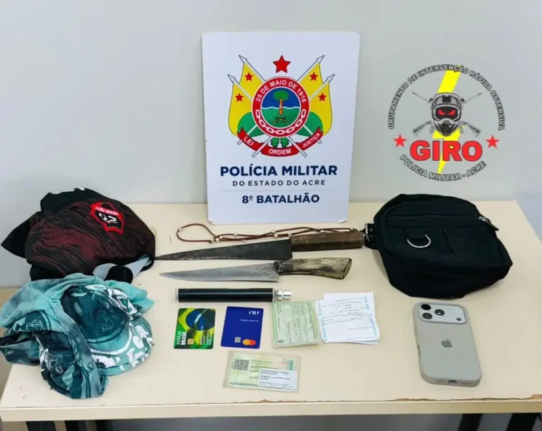Adolescentes assaltam salão de beleza com facas e são apreendidos no Acre