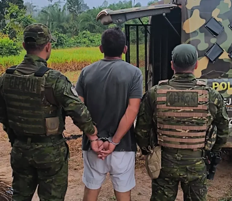 Gefron prende foragido da Justiça durante operação no interior do Acre