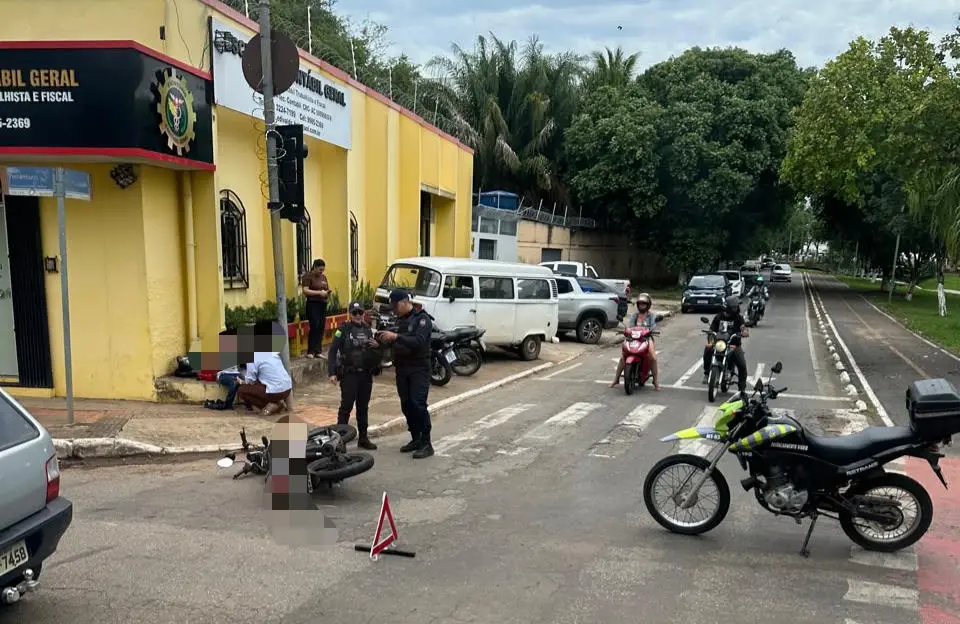 Acidente envolvendo motocicleta é registrado em Rio Branco