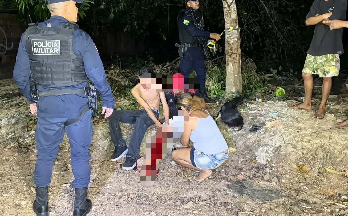Dupla é baleada por criminosos a caminho de célula em Rio Branco