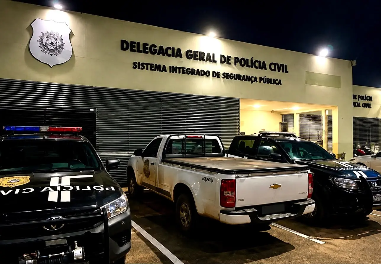 o homem foi abordado e encaminhado à unidade policial